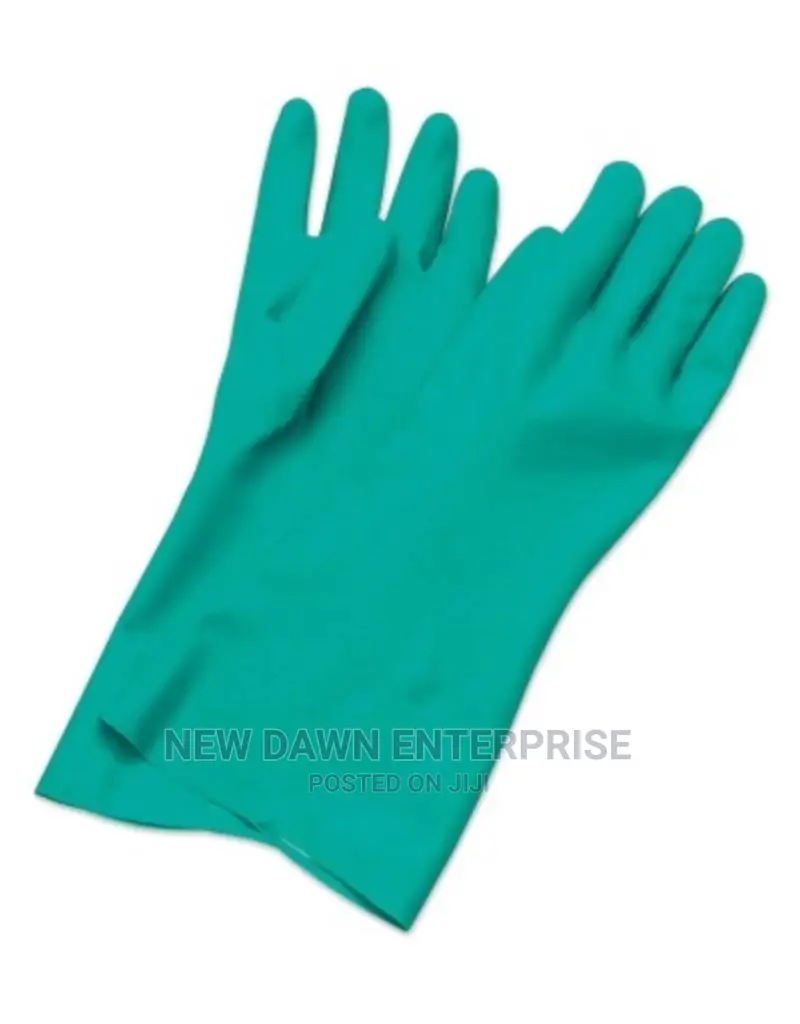 Nitrile Green Gloves