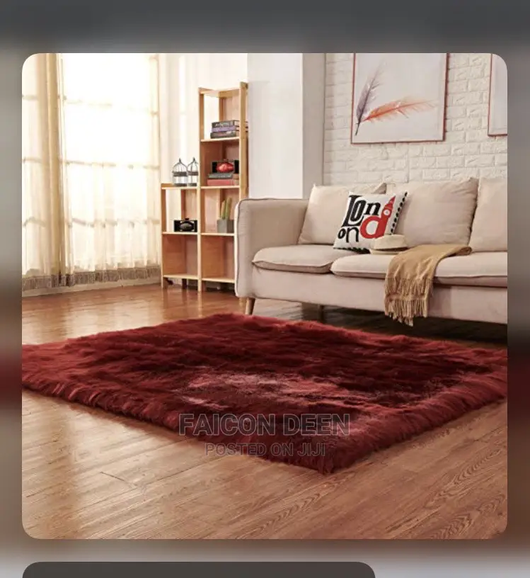 Highest Qualityheavy Fluffy Fur Center Carpet Size:180x120cm