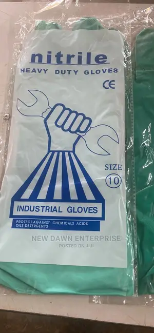 Nitrile Green Gloves