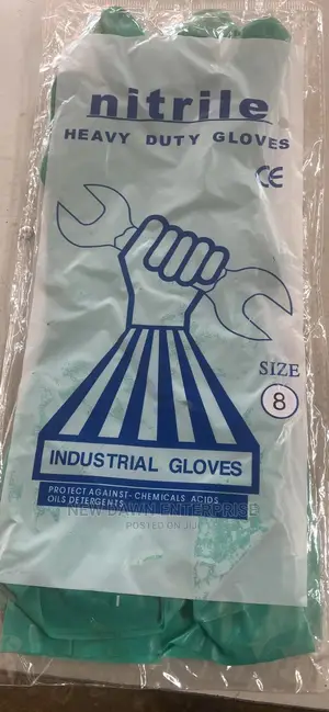 Nitrile Green Gloves