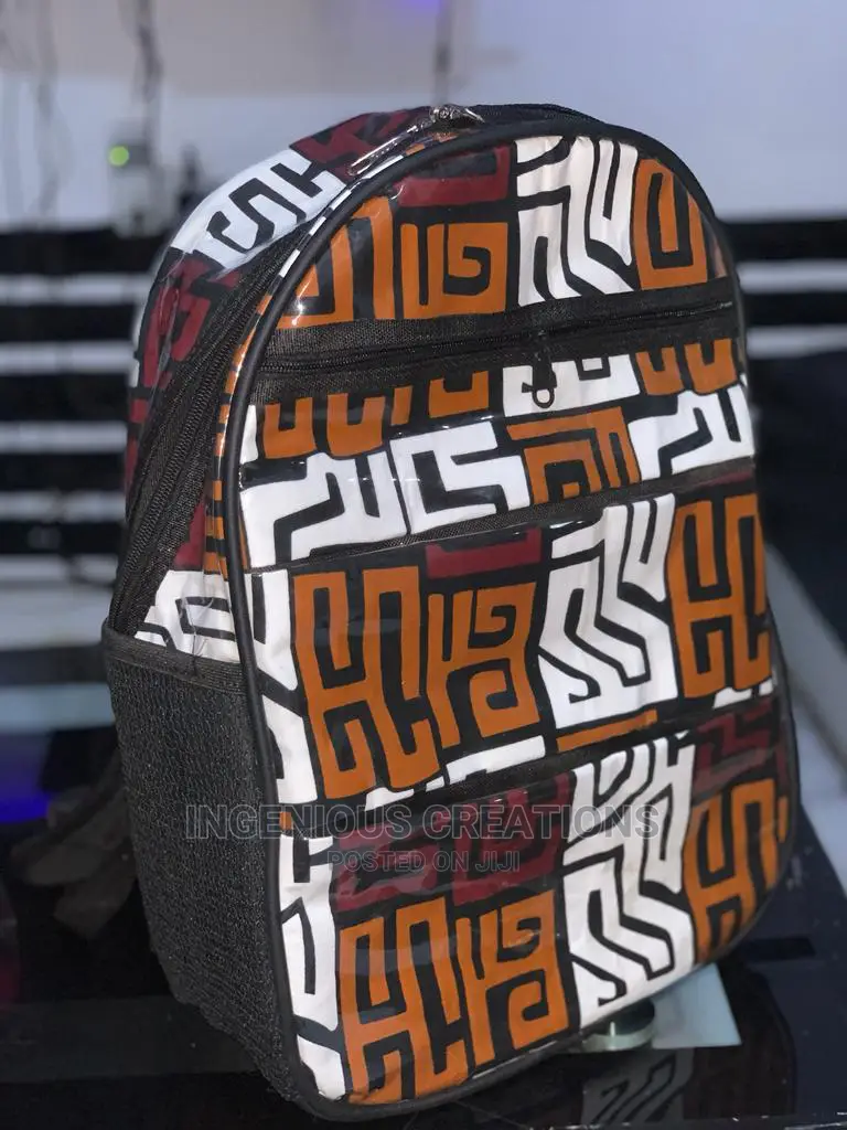 Quality African Print Backpack