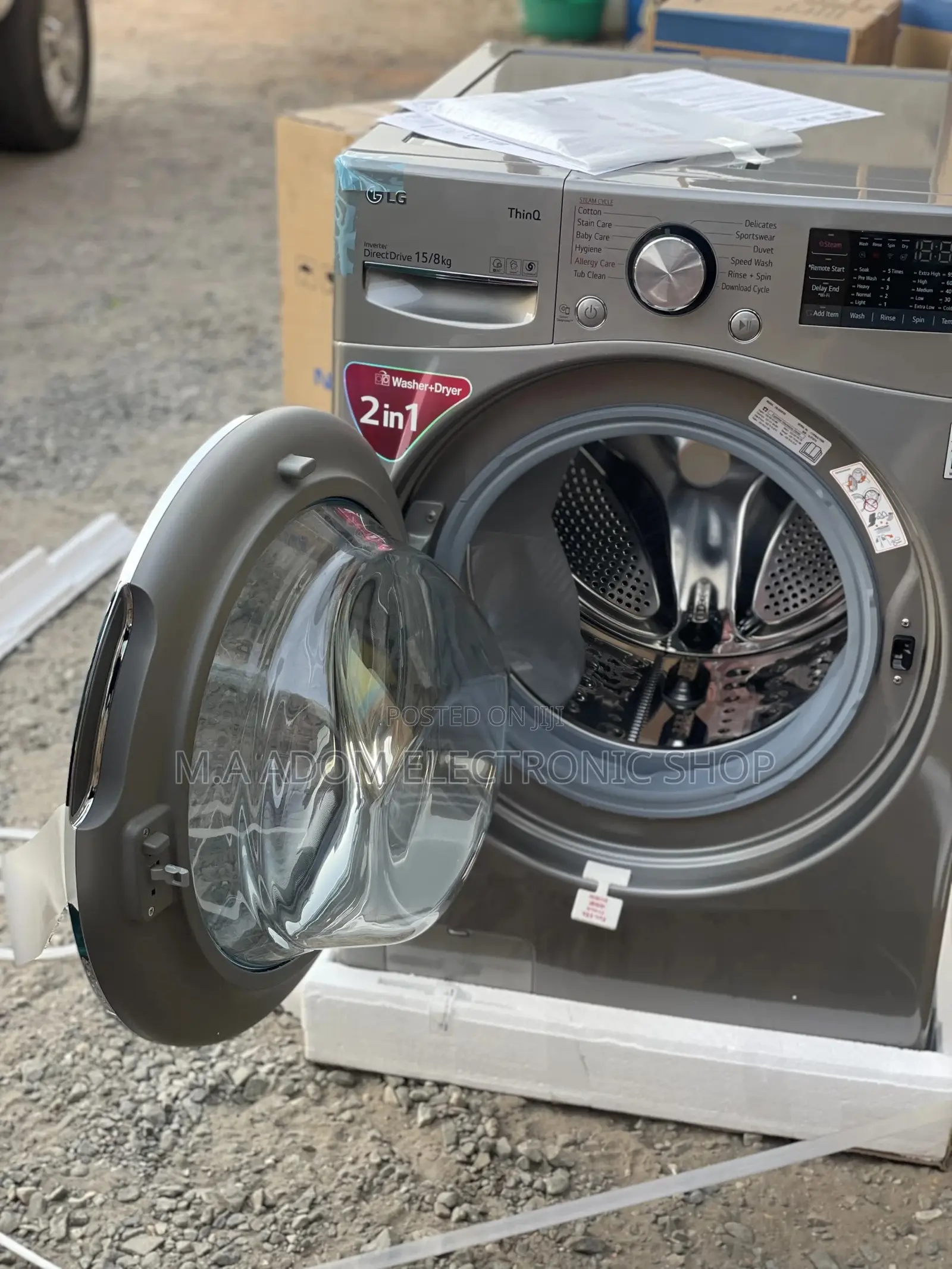 Lg Front Load Washing Machine 15kg Wash Dry