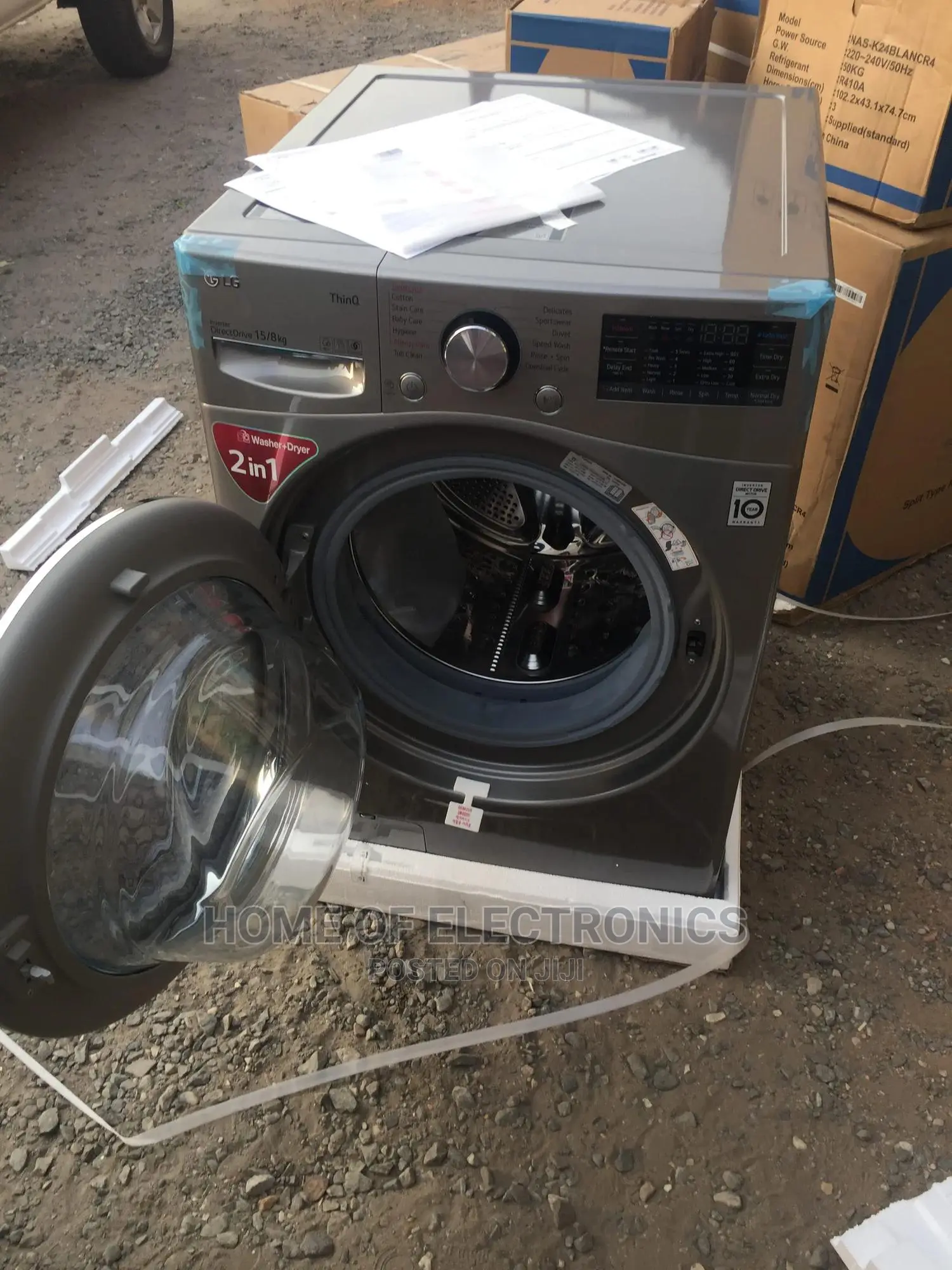 Very Strong LG 15 Kg Wash + 8 Kg Dry Washing Machine
