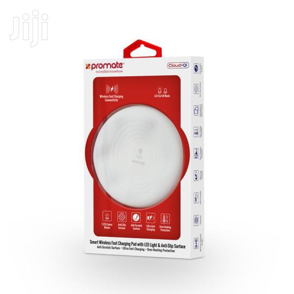 Cloud-Qi Smart Wireless Charging Pad With LED Light Antislip Surface
