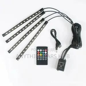 Led Car Foot Ambient Light With USB OR CIGARETTE Lighter