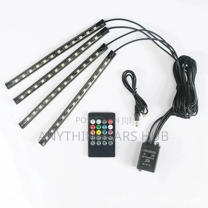 Led Car Foot Ambient Light With USB OR CIGARETTE Lighter