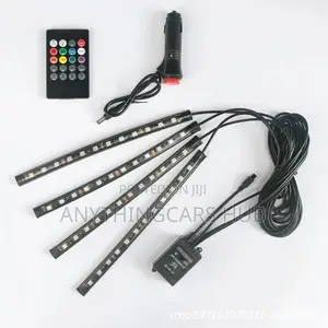 Led Car Foot Ambient Light With USB OR CIGARETTE Lighter