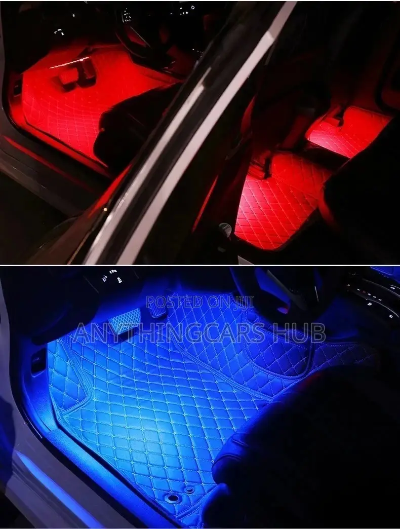 Led Car Foot Ambient Light With USB OR CIGARETTE Lighter