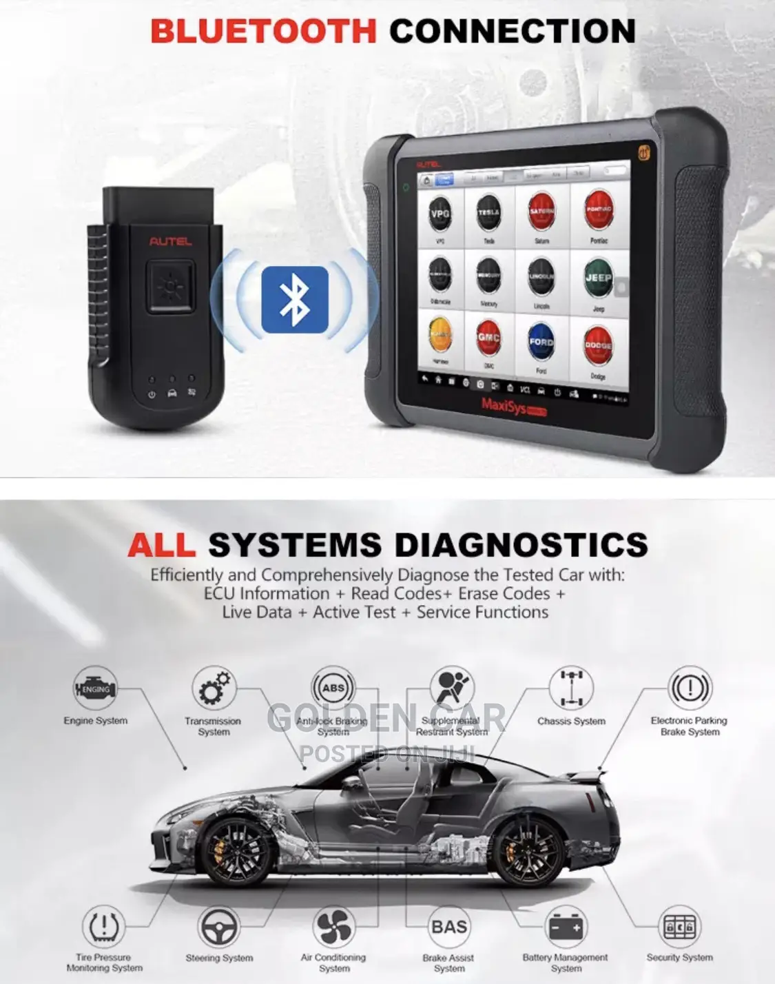 Autel Maxisys MS906BT OBD2 Car Diagnostic Scanner
