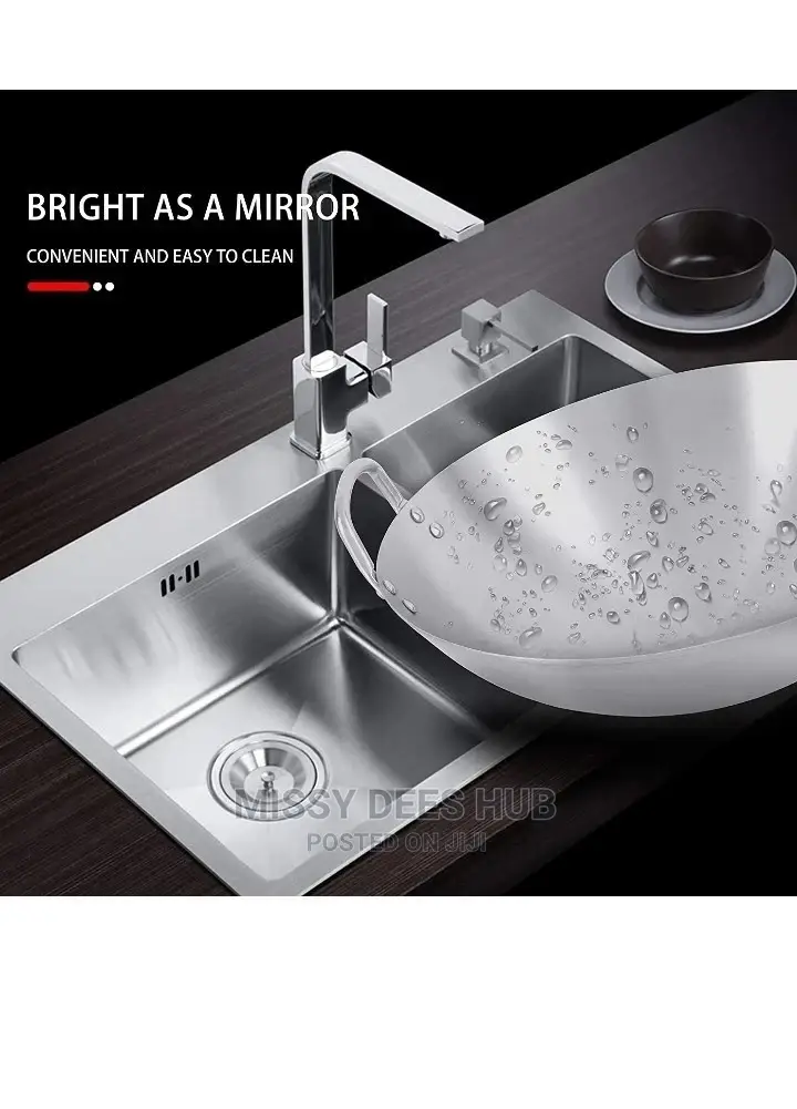 Stainless Steel Wok or Uncoated Stir-Fry Wok - 40cm