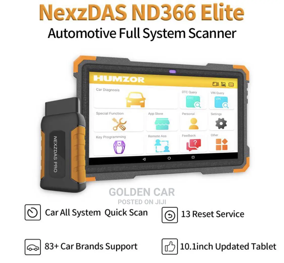 Humzor Nezxdas ND366 Elite OBD Car Diagnostic Scanner