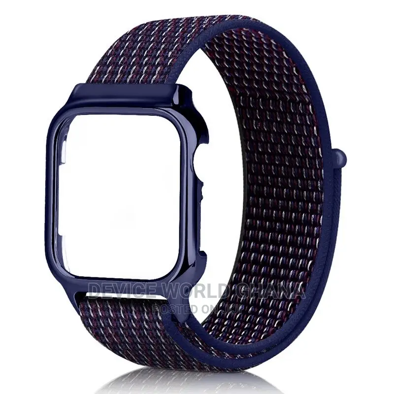Nylon 3in1 Strap + Case for Apple Watch 7 Only (41mm 45mm)