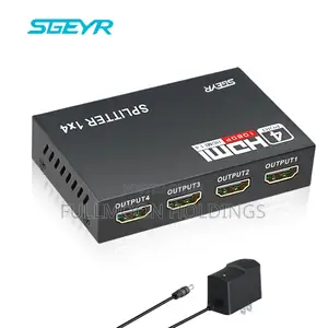 1 X 4 1080p HDMI Splitter(Black)