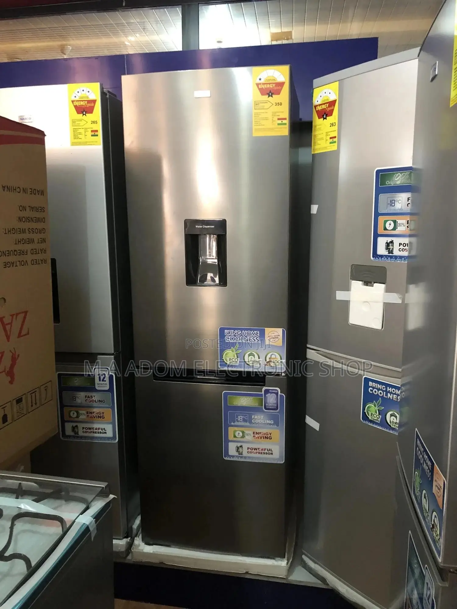 Nasco 309 Ltr Bottom Freezer Refrigerator Bottom Freezer , S
