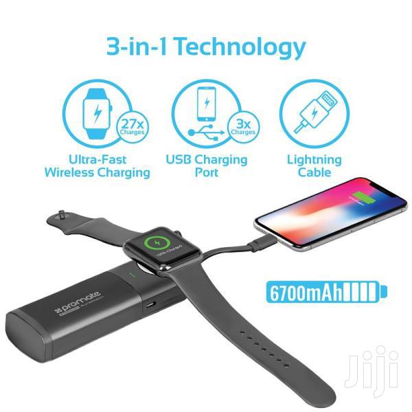 Promate Aurawatch1 UC 6700mah Power Pack for Iwatch iPhone