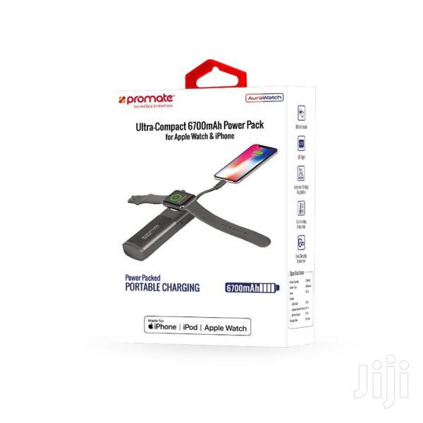 Promate Aurawatch1 UC 6700mah Power Pack for Iwatch iPhone