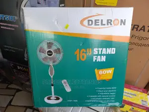 Delron Quality Remote Standing Fan 16inchs