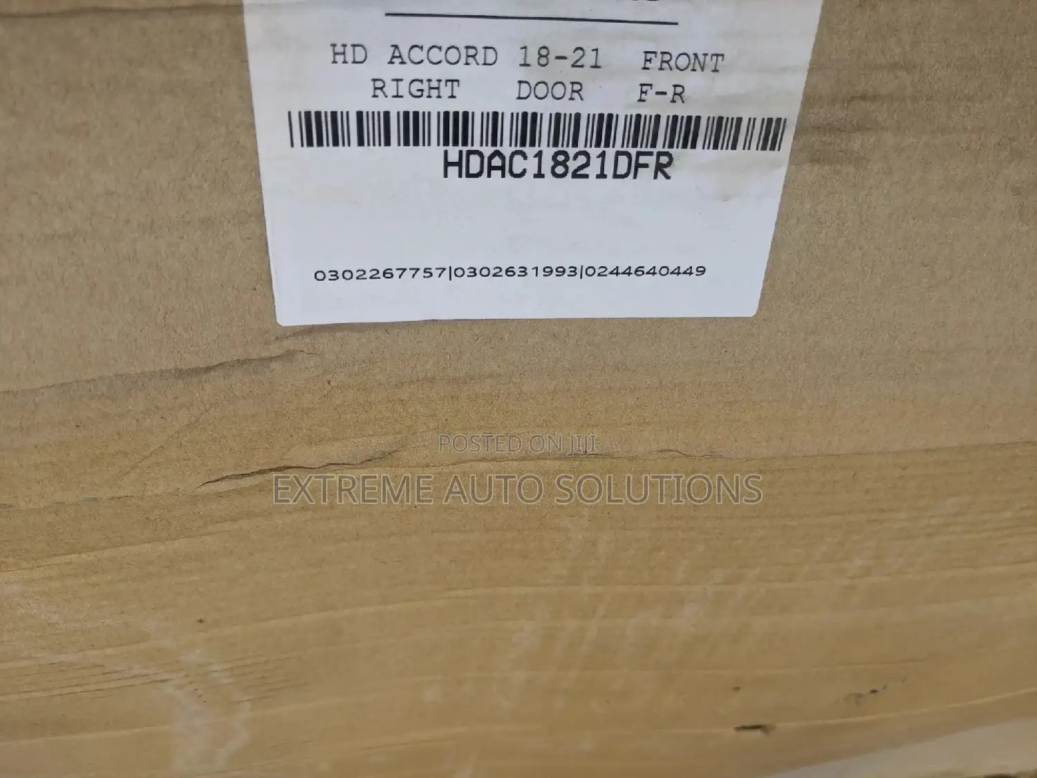 Honda Accord 2018 - 2021 Door