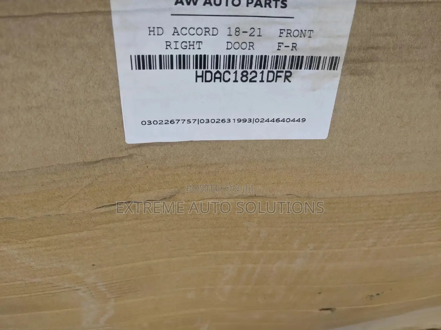 Honda Accord 2018 - 2021 Door