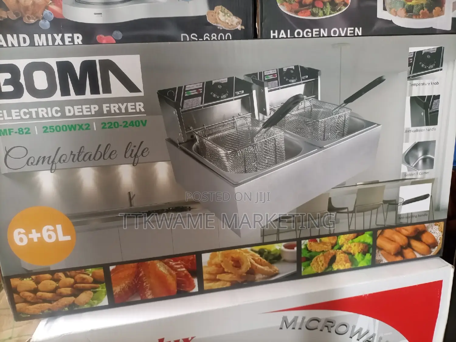 Bomn Double Deep Fryer