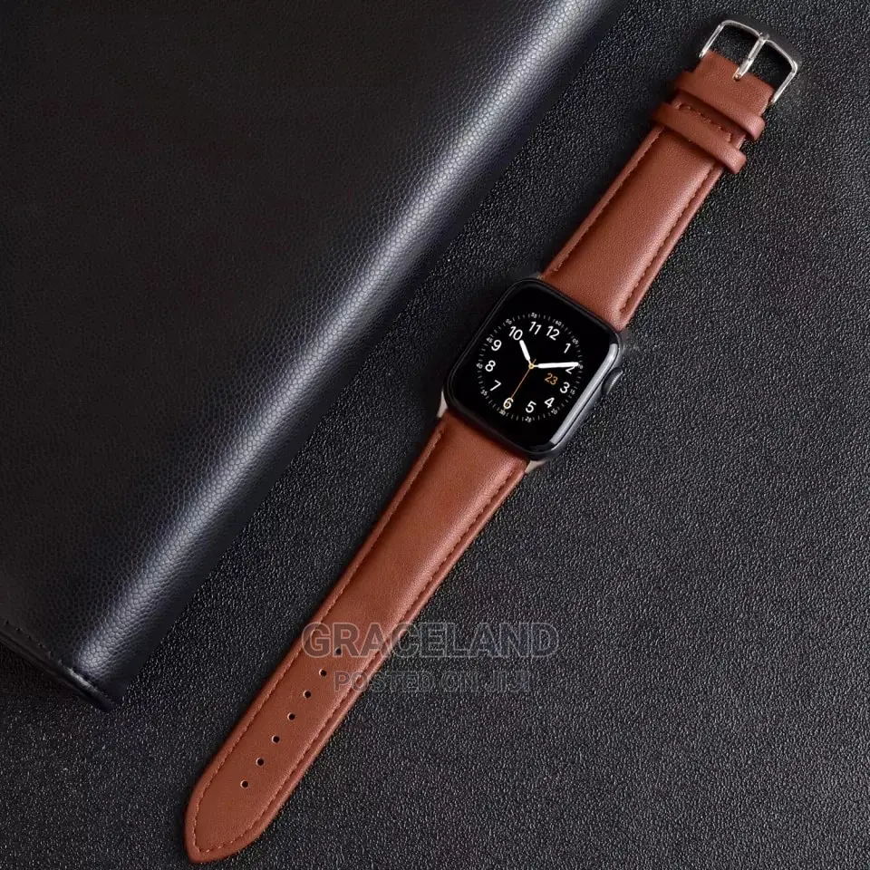 Leather Strap for Apple Watch Band 45mm/41mm 44mm 40mm