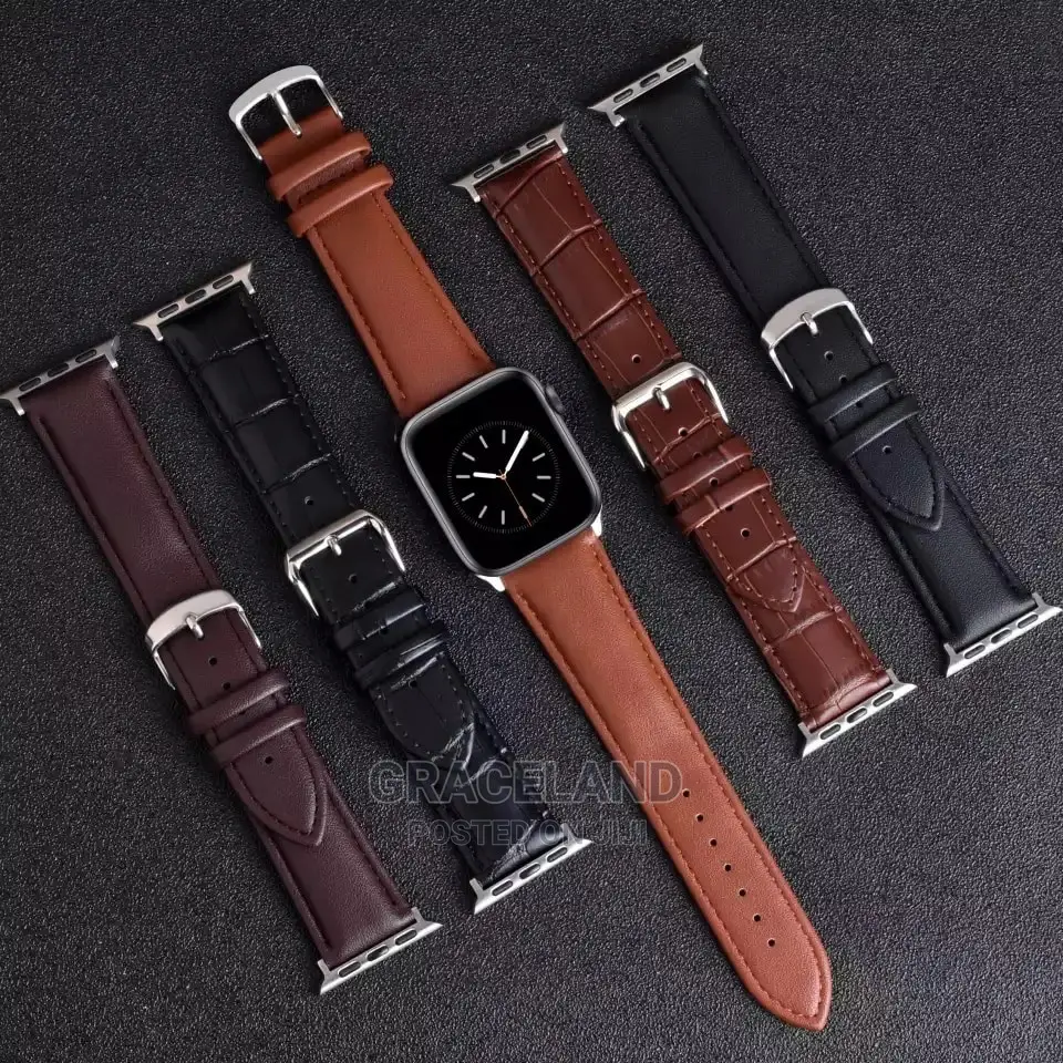 Leather Strap for Apple Watch Band 45mm/41mm 44mm 40mm