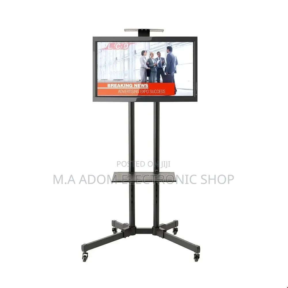Portable Tv Stand With Wheels DVD Shelf 32”-70”