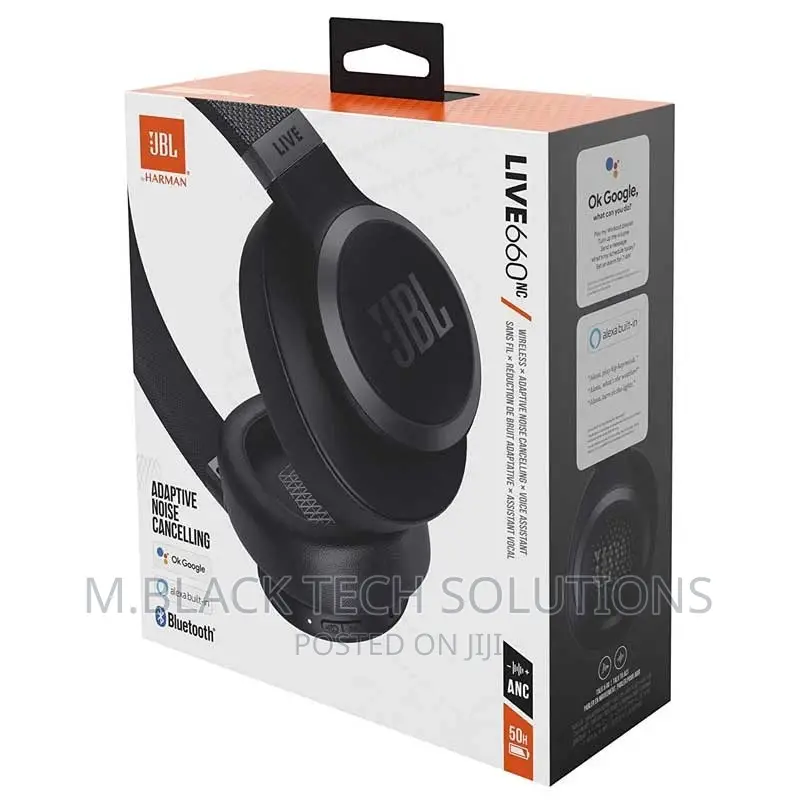 JBL Live 660NC Over-Ear Noise Cancelling Headphones