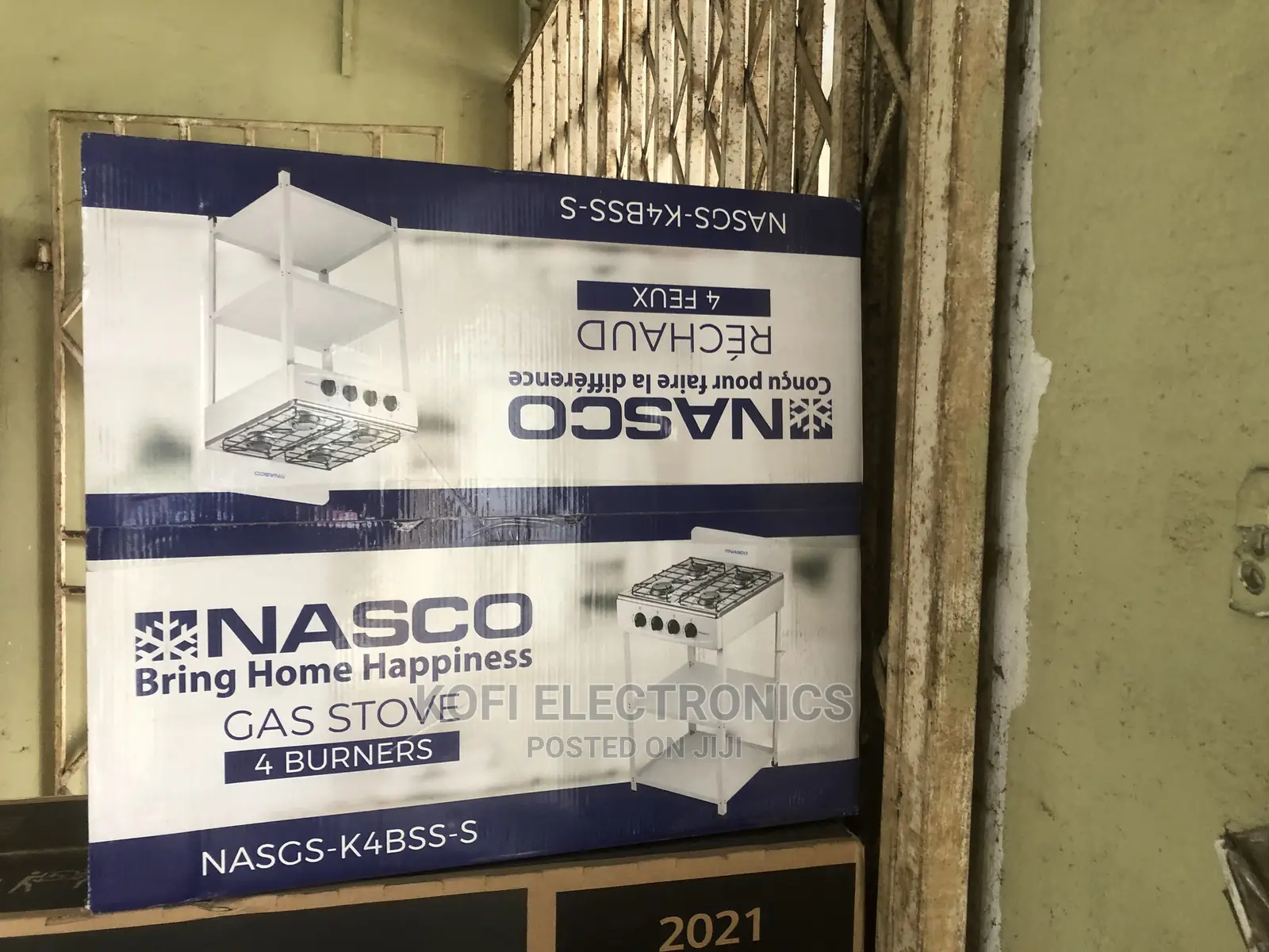 Easy to Use Nasco NASGS-K4BSS-S 4 Burner Gas Hob With Stands
