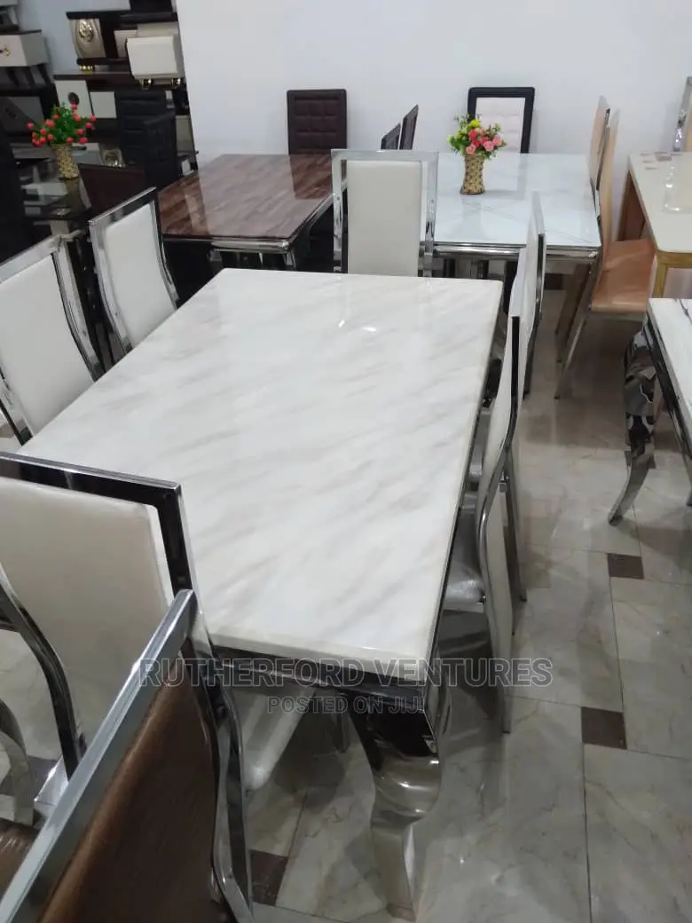 Executive Marble Dining Set