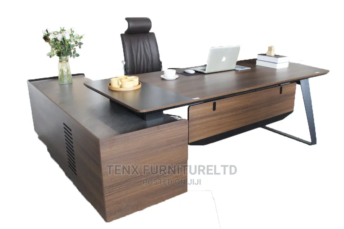 Manager Desk With Side Table