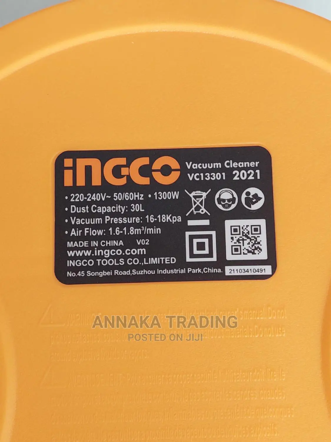 Ingco Vacuum Cleaner