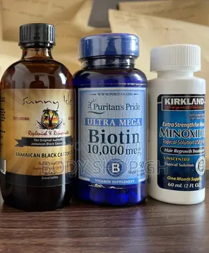 Jbco+Biotin +Kirkland Minoxidil Beard Booster Combo Pack