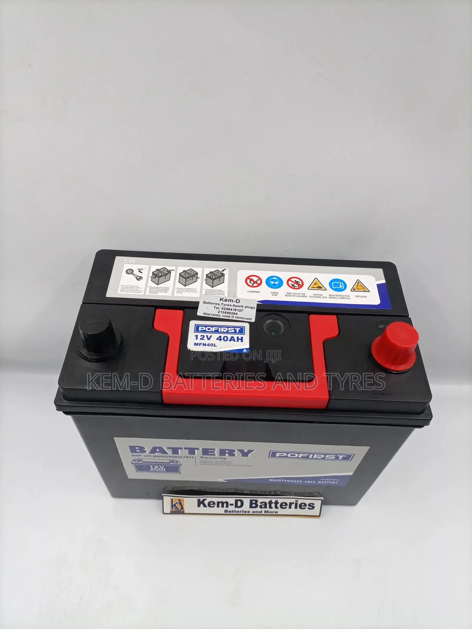 13 Plates Pofirst Battery - Honda Type