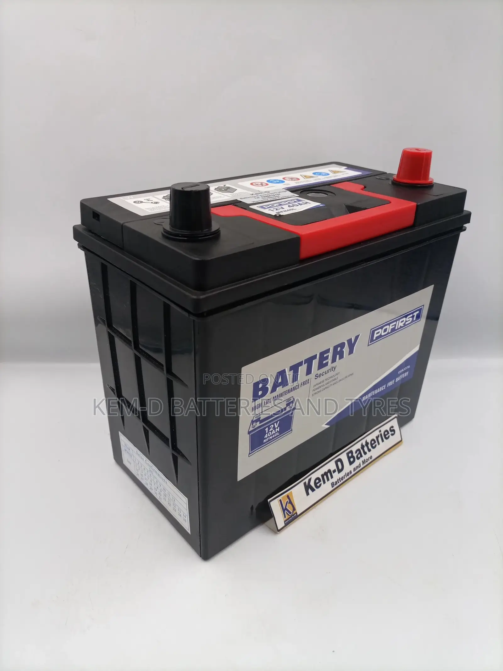 13 Plates Pofirst Battery - Honda Type