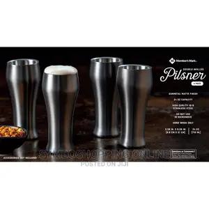 Photo - Member's Mark 4-Piece Double Walled Pilsner