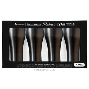 Member's Mark 4-Piece Double Walled Pilsner