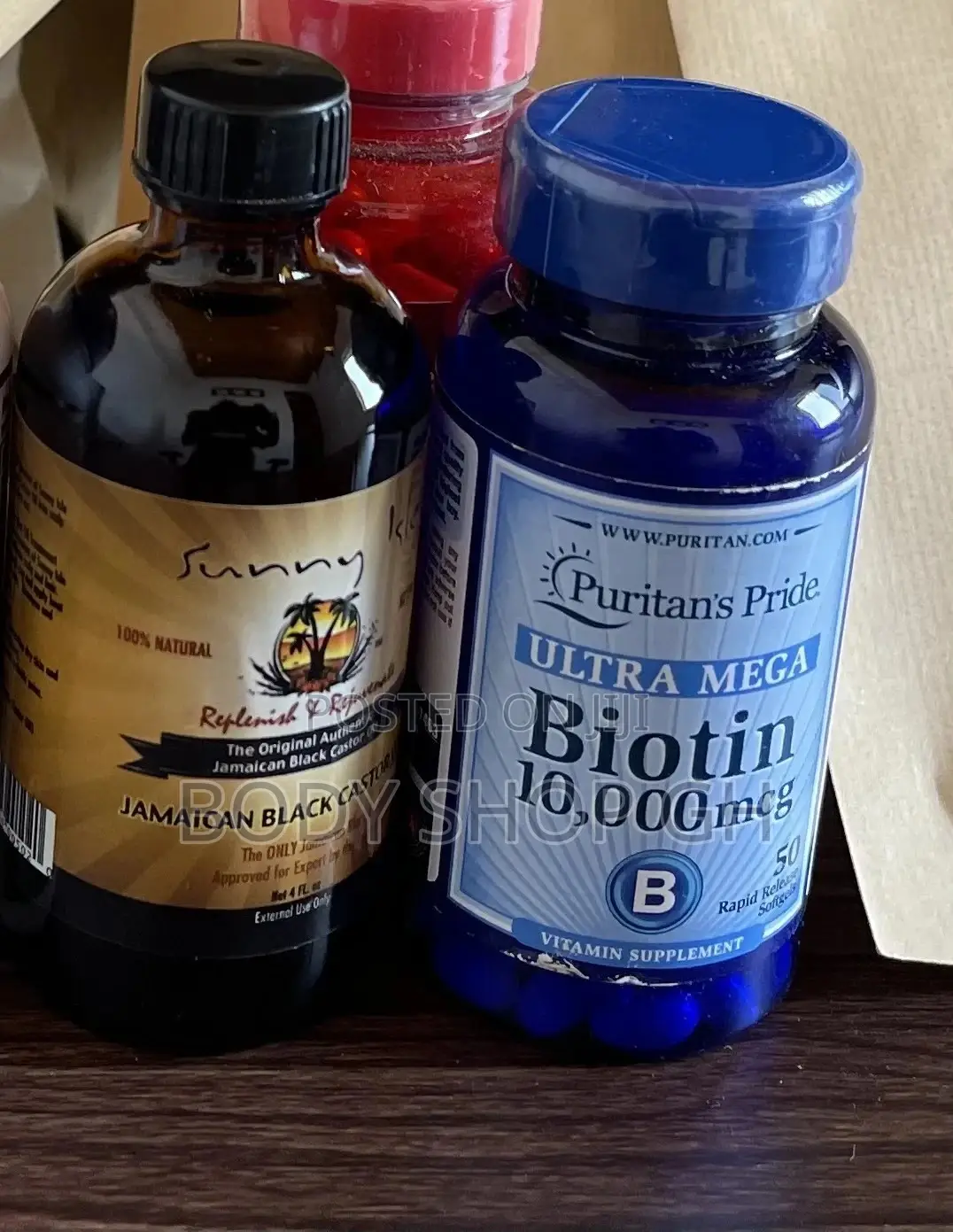 Beard Growth Combo Pack (Jbco + Puritans Pride Biotin)