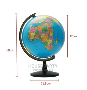 20cm Rotating PVC Globe Atlas Map
