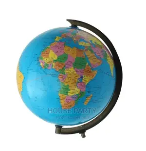 20cm Rotating PVC Globe Atlas Map