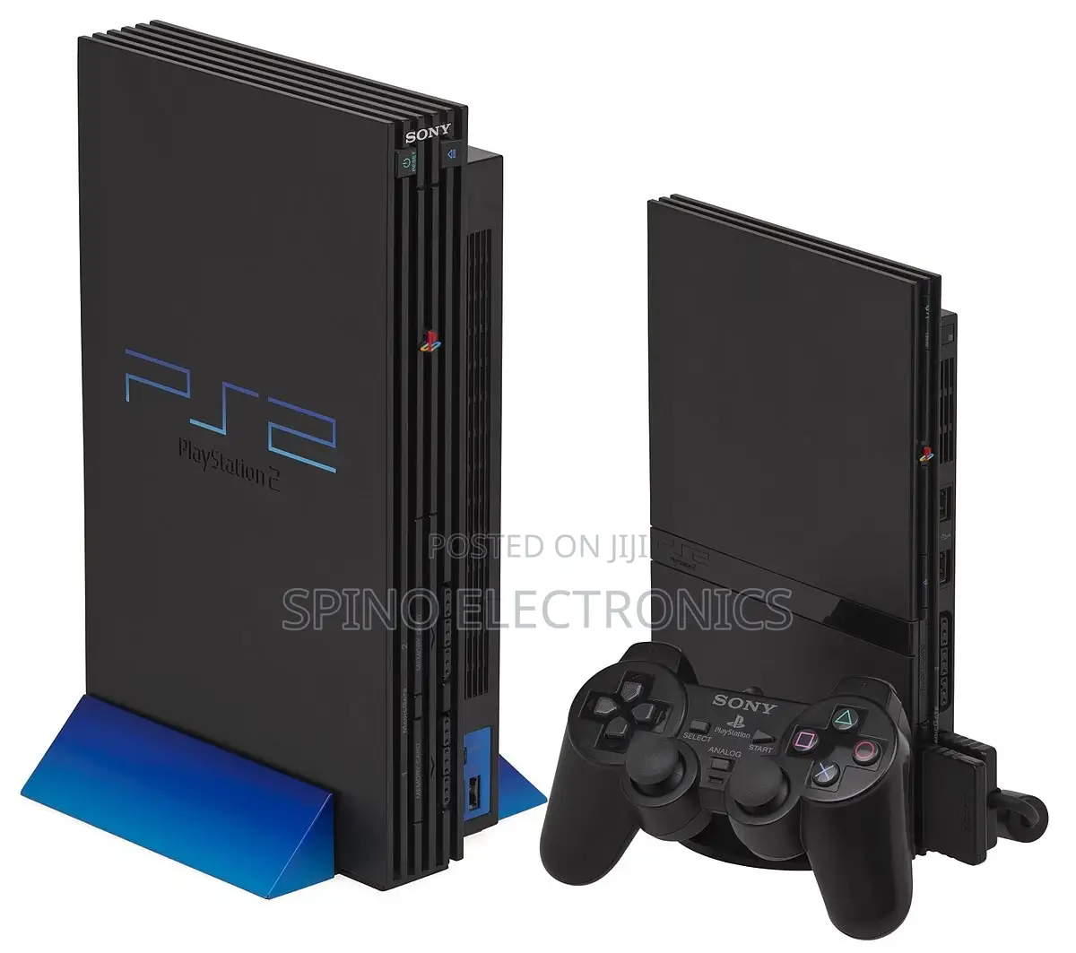 Play Station 2 (Ps2) Set Accessories With 20 Games