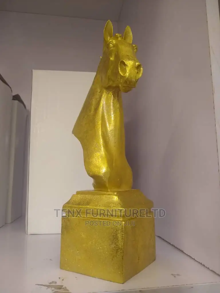 Horse Head Abstract (Gold)