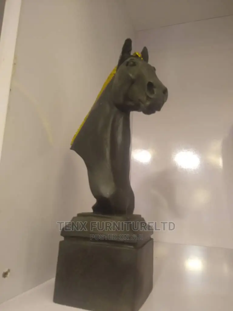 Horse Head Abstract (Black)