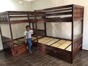 Brown Stained 5-in-1 With One Pullout Storage Drawer