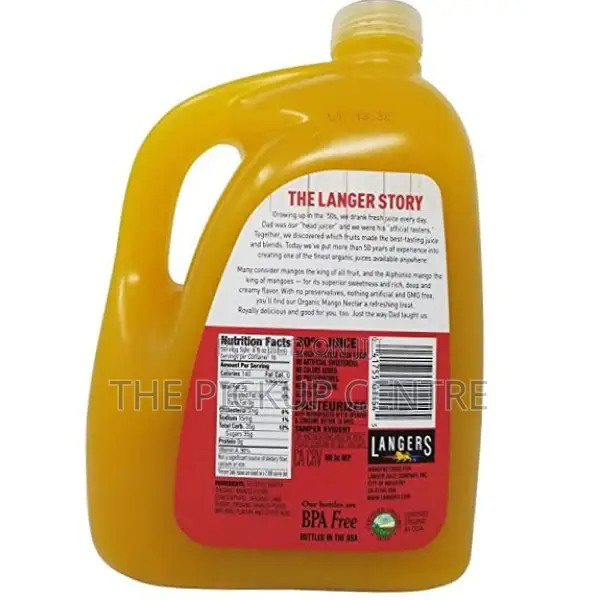 Langers Organic Mango Nectar (Net Wt 128 Fl Oz)