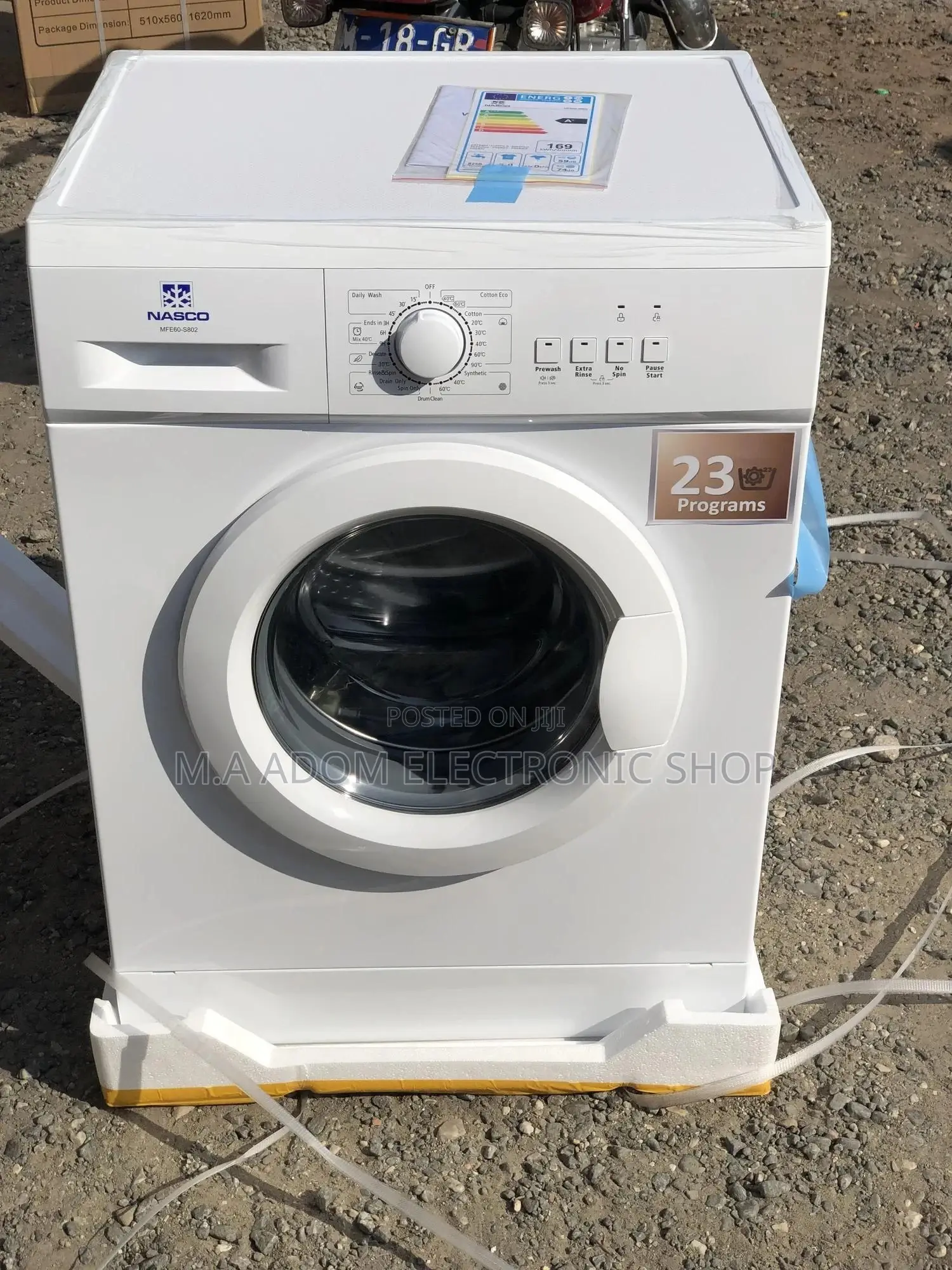 Nasco 6KG Front Load Washing Machine - (MFE60-S804)