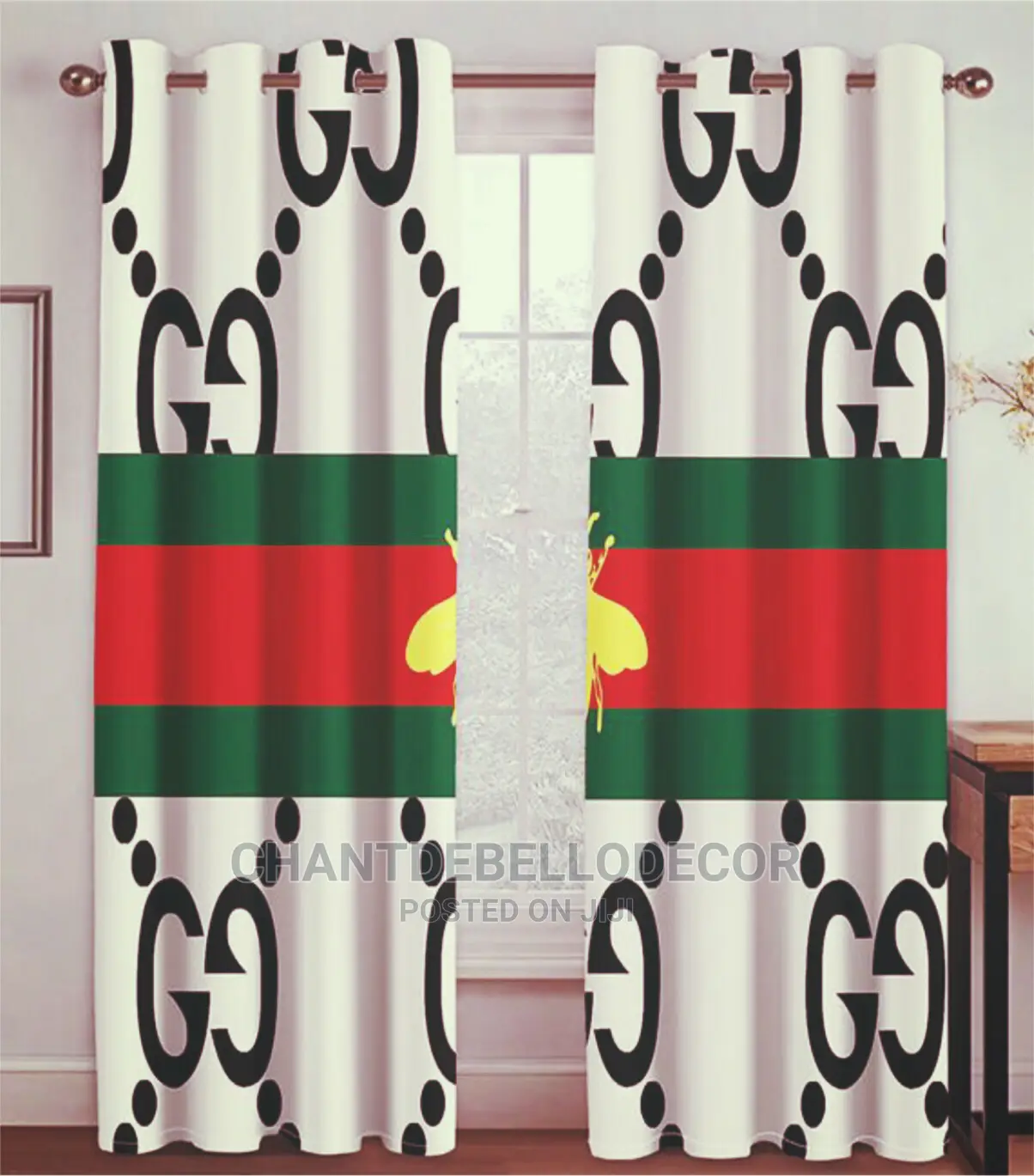 Designer Blackout Curtains 2 in 1