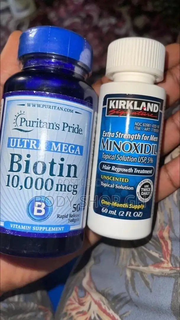 Kirkland Minoxidil +Puritans Biotin (10,00mcg)