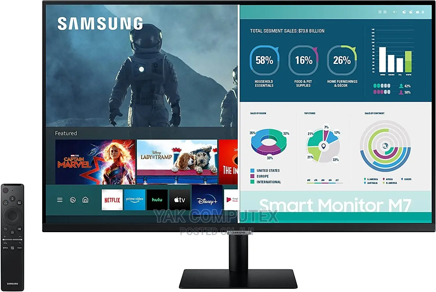 Sumsung M7 Smart 32 Inch 4K Monitor