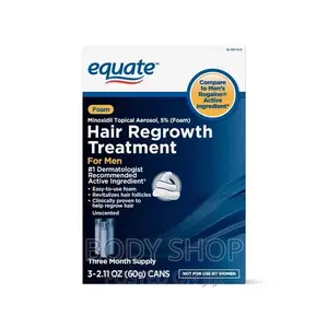 Photo - Equate Minoxidil 5% Foam for Men(For Receding Hairlines )